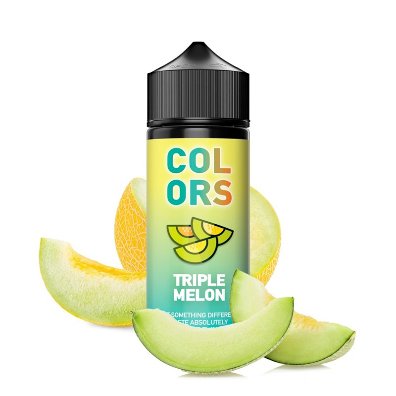 Mad Juice Triple Melon (30ml to 120ml) -  Μια σύνθεση τριών ποικιλιών πεπονιού. Το μίγμα έχει ψυχθεί 3 ώρες στο ψυγείο για τη καλύτερη αίσθηση δροσιάς! Life is more fun in COLOR