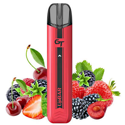 Upends UpBAR GT Strawberry Raspberry Cherry 20mg 2ml- Η τέλεια συνταγή για το καλοκαίρι...φράουλα, βατόμουρο και κεράσι!