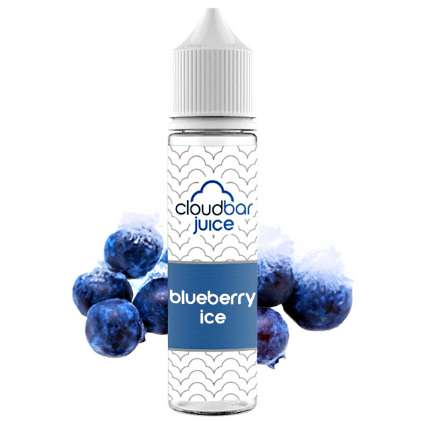 Cloud Bar Juice Βlueberry Ice (20ml to 60ml) - Αν ψάχνετε μια δροσερή και ελαφριά γεύση μούρων, το Blueberry ice είναι αυτό που ζητάτε. Φτιαγμένο με βατόμουρα υψηλής ποιότητας και χωρίς καμία έκπτωση στην απόλαυση.