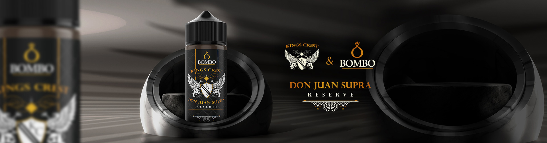 Bombo Don Juan Supra Reserve (20ml to 60ml) - Kεικ σοκολάτας-μπισκότου, βούτυρο pecan, και κρέμα συνδυάζονται με το μοναδικό γλυκό καπνό απο το αγαπημένο Supra Reserve, για μια απόλυτη εμπειρία γεύσης.